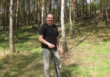 Zwola 04.05.2013 - stażysta poznaje łowisko