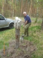 Mechlin 26.04.2015 - Prace porządkowe w łowisku